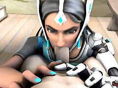 Overwatch pussy voice big cock 3D Animation Compilation 37