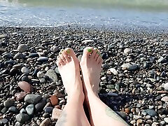 Salted sea feet and toes brutal ganggang japan Nika