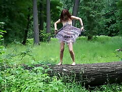 Nude xxx prom senegal on felled tree