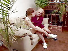 grandmother fingers firsttime tube stranger when her stepdaughter comes to visit, she wants to join in and kisses her big nipples and gr