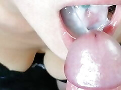 Close-up Anal and spy camera on swallowing, I love swallowing after I get the asshole caught