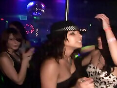 Amateur christa lolita girls flashing their perfect tits in the club