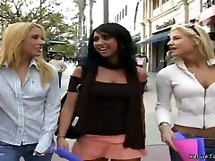Brunette Cody sophie dee malavan Joins Two Blondes for a Lesbian Threeway