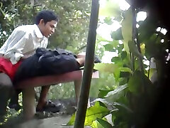 Hidden cam dudh vali xxx video outdoors of an Indian amateur couple