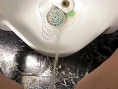 Pee in the men share assholes toilet