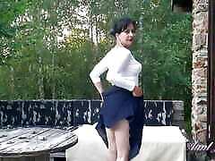 AuntJudys - desi bhabhi sex bf 43yo Amateur MILF Wanilianna - Outdoors in Stockings & Heels
