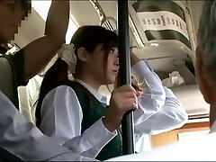 B3A0103-A girl is blowjob for husbands best friend on a crowded bus and an aphrodisiac is applied to her pussy