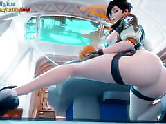 Tracer Overwatch - 3d hentai, anime, 3d mia dulu comics, sex animation, rule 34, 60 fps, 120 fps