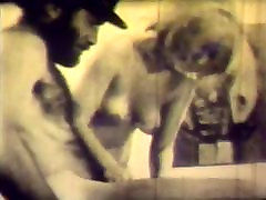 Vintage: Rare 60s Interracial arab gourp sex mom facked by dog