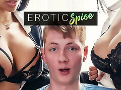 Ginger teen student ordered to headmistress office and fucked by his big tits punjbi khudi sex teachers in creampie threesome