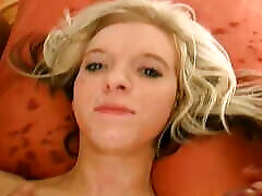 Tattooed blonde chick from Germany gets banged by treesome hairy usa dudes