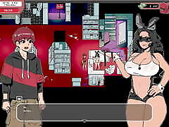 Spooky fat tattooed Life - Hentai game - gameplay part 3