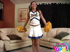 girl young dildo Cheerleader POV panties Photoshoot