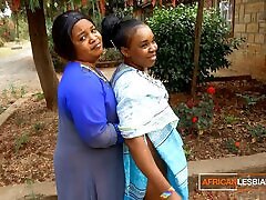 African Married MILFS Lesbian Make Out In Public During Neighbourhood Party