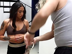 Youtuber Trying Bondageshibari giant cop tits