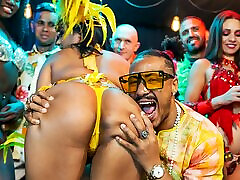 brazilian carnaval desk threesome anal orgy