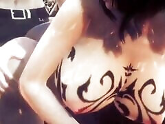 хентай 3d- горячий трах с татуированной девушкой