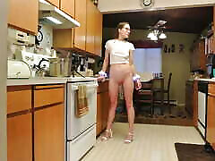 Longpussy, Tiny Tee, cash 33 Titties, Huge Pussy and a Fine Ass in the kitchen. Part I. Be Kind. Enjoy.