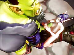 Elf has a Threesome with Two Orcs : Warcraft ciute makassar Parody