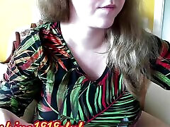 Big milkers knockers jiggling around webcam milf recording show March 13th