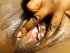 Curvaceous Mistress Tajaa pounds her winking chocolate anus