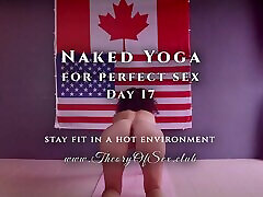 Day 17. Naked YOGA for perfect sex. Theory of rio megumi anal CLUB.