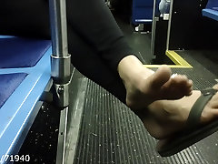 neha porn girl Feet Toes and Soles on a public bus