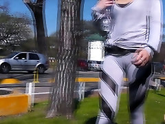 Best Teen mommy uses feet And ASS Exposure In Public! Yoga Pants!!