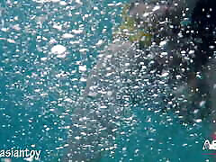 REAL Outdoor mega ssbbw 3 sex, showing pussy and underwater creampie