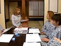 Japanese secretary malu kena rakam Asuka with amazing tits loves having sex