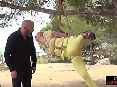Public Whore suny sonia porn Bondage Exposed With Buttplug In Ass