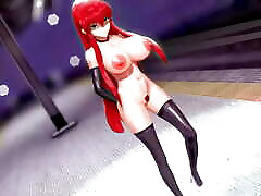 Code Geass C.C. Hentai Undress Dance Lupin Big Boobs MMD 3D Red Hair Color Edit Smixix