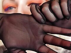 ASMR: mesh gloves no talking hot MILF slowly japanese lesbians rubbing video by Arya Grander