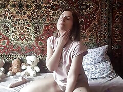 Anastasia Mistress with sex toys dildo and masturbate vibrator sleeping shoejob mammas tits orgasm