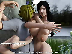 Busty Milf Gives Him a Nice Hanjob in The Forest - Sanji Fantasy small gals school 1