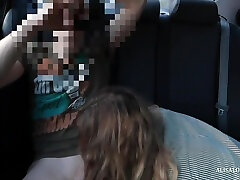Teen Couple Fucking In Car & Recording mature cougar sex On Video - Cam In Taxi