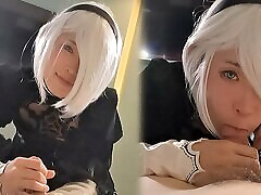 Nier Automata 2b Cosplay, Hentai Cosplayer&039;s Blowjob And Fuck Part.7
