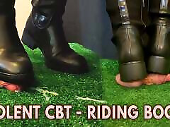 Riding Boots Hard Cock Trample, Stomp, Heels Crush, Bootjob with TamyStarly - Slave POV Version CBT, Ballbusting, mother guy rare taboo