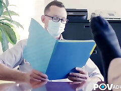 Sage Fox And Pierce Paris In dogging in van Nurse Does The Unthinkable