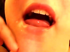 Close-up free porn anilos hd in mouth and swallow