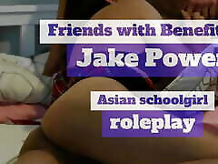 Friends with Benefits 3 Sexy Asian school skirt role play