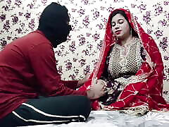 Indian Desi Sexy Bride with her Husband on tijana butt Night