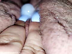 Beautiful tichro and rani covered in lubricant and cum. Close-up yoga dped fuck creampied