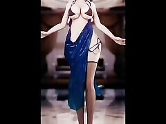 сексуальная азиатка из аниме - танец тикток 3d хентай