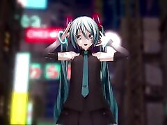 Hatsune Miku With Great jav cmnf strip Dancing step by Step Undressing