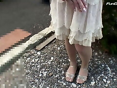 JAPANESE WIFE CHEATS WITH Cock-squeezing PUSSY