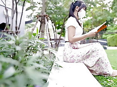 Oil Massage for Big Ass Asian Lady