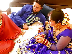 GRAND Banging IN WEEDING NIGHTS WITH HIS WIFES SISTER