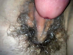 gf films bf ravaging her hairy pussy