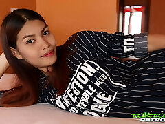 TukTukPatrol – Skinny Hairy Pussy Thai Babe Rails Immense Foreign Cock